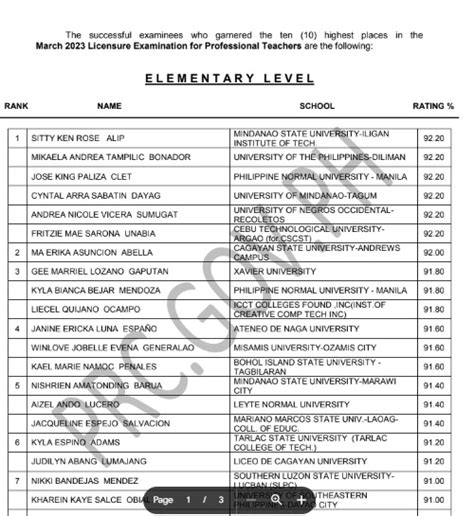 prc let result december 7 2023